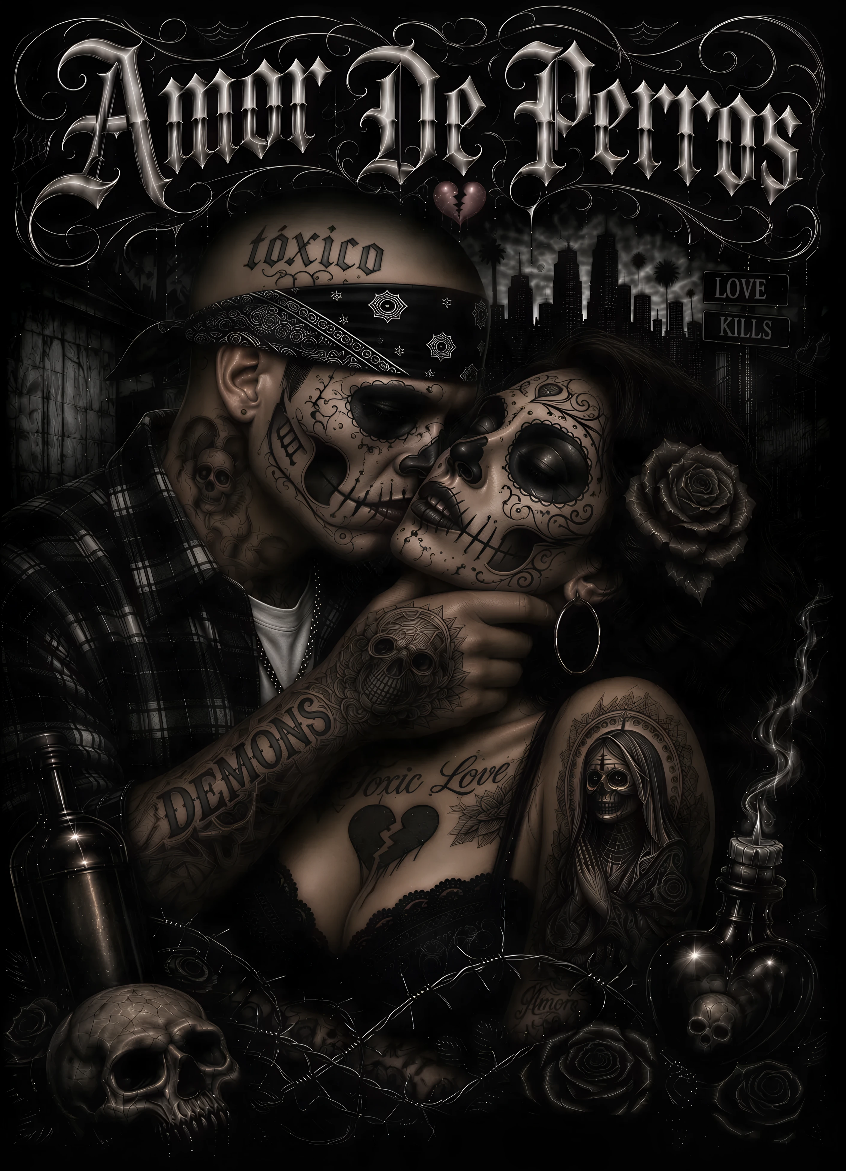 Amor De Perros - T-shirt