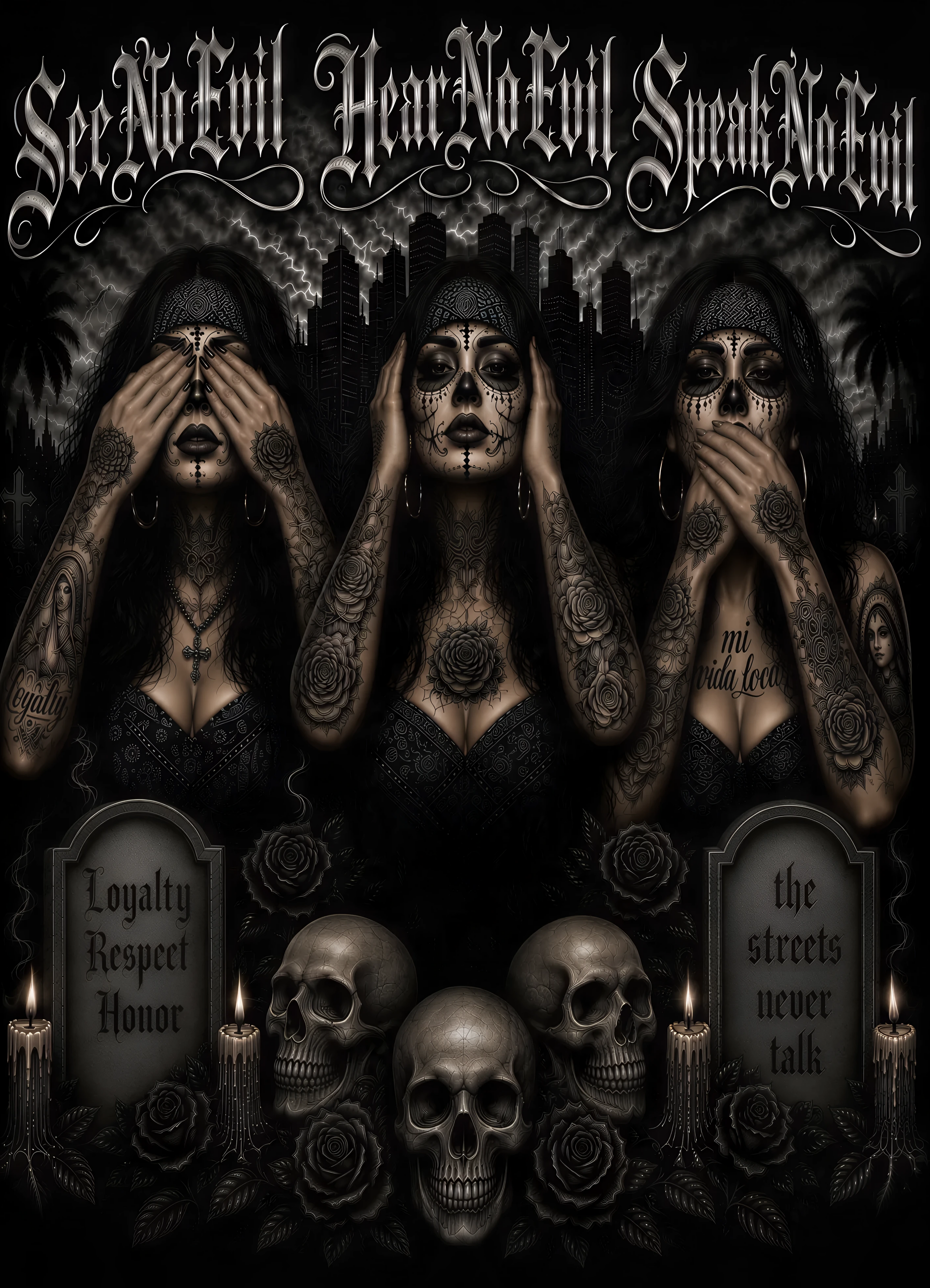 See No Evil, Hear No Evil, Speak No Evil - T-shirt